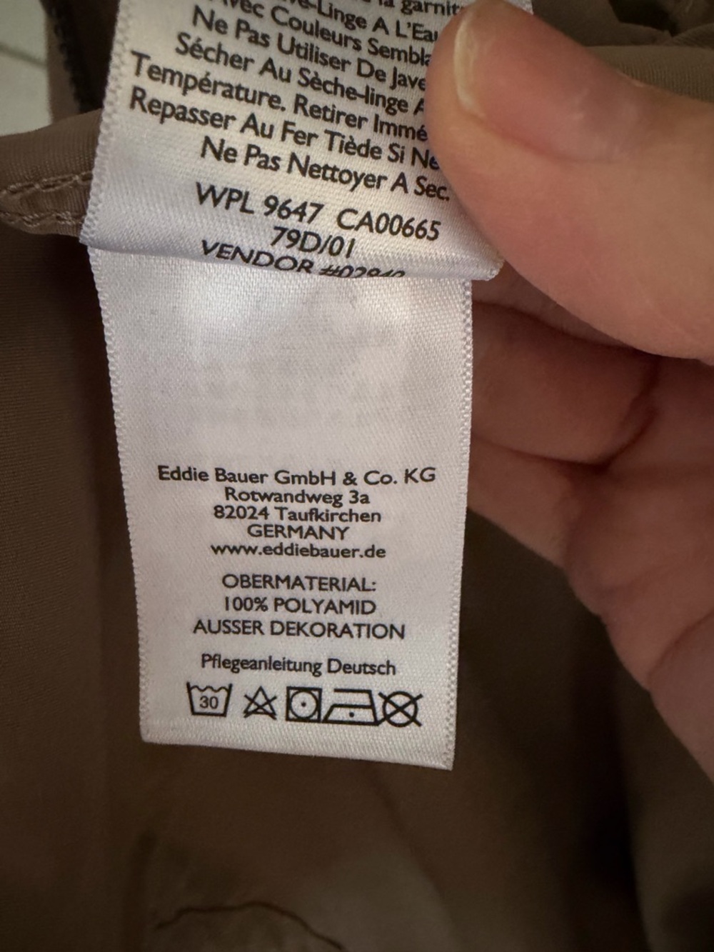 Eddie Bauer Travex khaki utility travel lightweight jacket pockets EXCELLENT - Picture 11 of 11